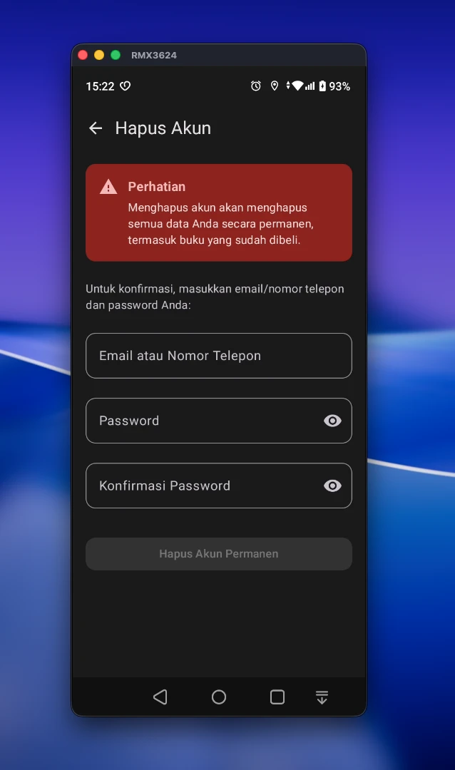 Account Deletion Confirmation